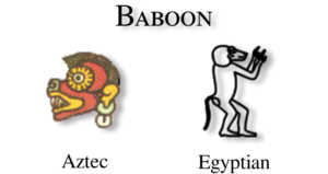 Baboon glyph