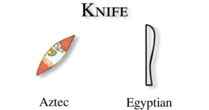 Knife glyph